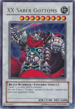 Yugioh XX-Saber Gottoms ANPR-EN044 Ultra Rare Unl Ed MP - Image 1