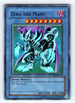 Yugioh Zera The Mant PP01-EN011 Unlimited Super Rare Holo - NM ?? - Image 1