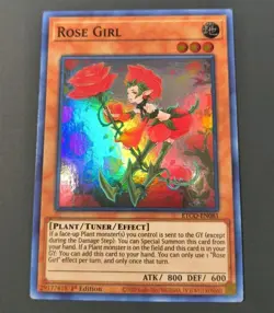 Yu-Gi-Oh! Rose Girl Super Rare ETCO-EN081 1st Edition LP - Image 1