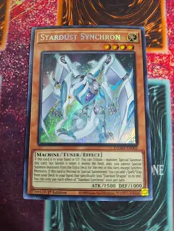 Yu-Gi-Oh! TCG Stardust Synchron DAMA-EN002 Secret Rare 1st Edition Near Mint - Image 1