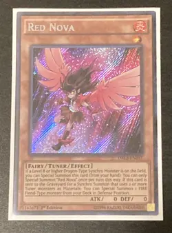 YUGIOH RED NOVA DRL3-EN017 SECRET 1ST ED NM - Image 1