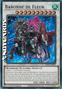 BARONNE DE FLEUR • (Barone Dei Fiori) • Super R • RA01 EN034 • 1Ed • Yugioh! - Image 1
