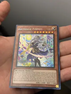 MISPRINT NAME SHIFT Yu-Gi-Oh TCG Artmage Finmel DUAD-EN009 Secret Rare Card - Image 2
