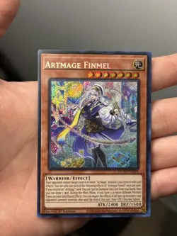 MISPRINT NAME SHIFT Yu-Gi-Oh TCG Artmage Finmel DUAD-EN009 Secret Rare Card - Image 3