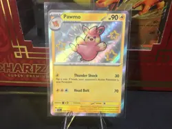 Pawmo - 143/091 - Pokemon Paldean Fates Shiny Rare Card NM Free Shipping - Image 1