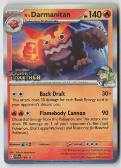 N's Darmanitan - (Prerelease) Promo SV: Scarlet & Violet Promo Cards 181 NM - Image 1