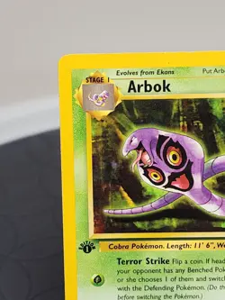 1st Edition Arbok 31/62 Fossil Rare Pokemon Card 1999 Near Mint Condition - Image 3