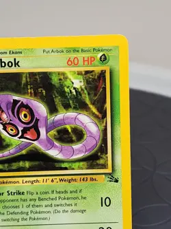 1st Edition Arbok 31/62 Fossil Rare Pokemon Card 1999 Near Mint Condition - Image 4