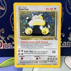 Snorlax 11/64 Holo Rare Jungle Unlimited WOTC Vintage Pokemon Card LP + - Image 1