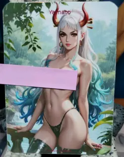 1/1 Only 1 Made Yamato Rain Forest One Piece Spicy Topless Lonestar Customs Card - Image 1