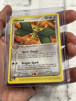 Vibrava 22/97 EX Dragon Non Holo Rare E Reader Pokemon Trading Card Game 2003 LP - Image 2
