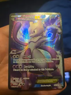 Pokemon Mewtwo EX TCG Full Art Ultra Rare Holo Card Next Destinities 98/99 - Image 1