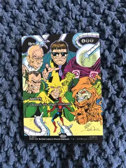 Hex Spider-man Magic The Gathering Card Spell Card Single Card - Image 1