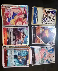 One Piece TCG Bulk Cards Japanese C/UC/L/R/SR 50+ Holos! - Image 4