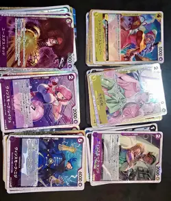 One Piece TCG Bulk Cards Japanese C/UC/L/R/SR 50+ Holos! - Image 5