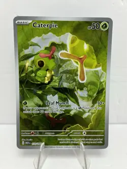 Pokemon Card - Scarlet & Violet 151 EN - Caterpie - Illustration Rare (172/165) - Image 1