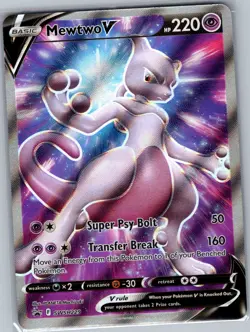Mewtwo V SWSH229 SWSH: Sword & Shield Promo - Pokemon Card - NM - Image 1