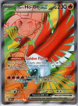 Ethan's Ho-Oh ex 209/182 SV10: Destined Rivals - Pokemon Card - NM - Image 1
