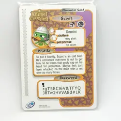 Animal Crossing Scoot 050 E-Reader Card Nintendo GameCube GBA Series 1 2002 - NM - Image 2