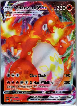 Charizard VMAX 020/189 SWSH03: Darkness Ablaze - Pokemon Card - NM - Image 1