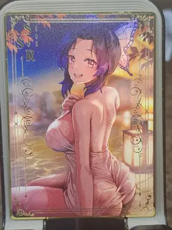 Shinobu Demon Slayer Spicy Goddess Story Metal Card Anime Waifu Maiden SSR Booty - Image 1