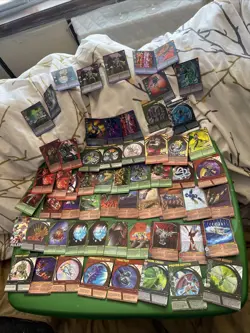 Lot of 58 Bakugan Battle Brawlers Regular Cards w/ Rule Book - Image 1