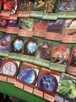Lot of 58 Bakugan Battle Brawlers Regular Cards w/ Rule Book - Image 3
