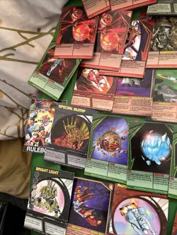 Lot of 58 Bakugan Battle Brawlers Regular Cards w/ Rule Book - Image 4
