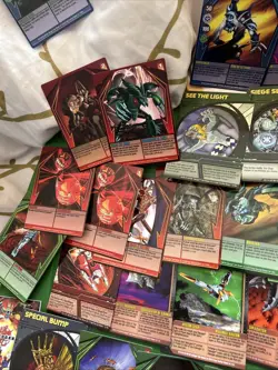 Lot of 58 Bakugan Battle Brawlers Regular Cards w/ Rule Book - Image 5