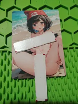 Selene Trainer Goddess Anime Waifu Poke Double Sided Trading Card PEEKABOO - Image 1