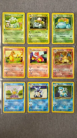 REVISEOriginal Pokemon Cards, Base Jungle Fossil Complete Set W/ Shadowless/HOLO - Image 1