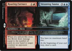 Roaring Furnace // Steaming Sauna R Duskmourn: House of Horror 230 LP-NM - Image 1