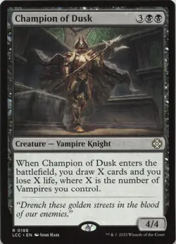 Champion of Dusk R Commander: The Lost Caverns of Ixalan 188 LP-NM - Image 1