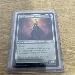 Magic MTG Final Fantasy Cecil, Dark Knight #91 FIN *FOIL* Rare - Image 2