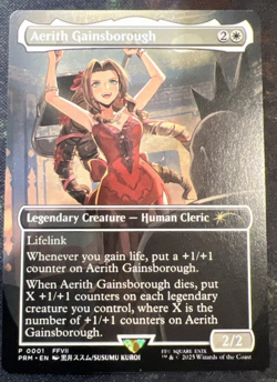 MTG Final Fantasy Regional Championship Promo Aerith Gainsborough (NM) - Image 1