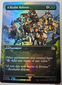 MTG Final Fantasy Holiday Release Chocobo Foil A Realm Reborn (NM) - Image 1