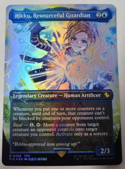 MTG Final Fantasy Holiday Release Chocobo Foil Rikku, Resourceful Guardian (NM) - Image 1