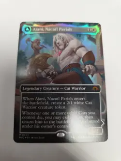 MTG Magic Ajani, Nacatl Pariah / Ajani Nacatl Avenger 442 Foil Mh3 Extras Card - Image 1