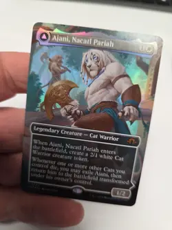 MTG Magic Ajani, Nacatl Pariah / Ajani Nacatl Avenger 442 Foil Mh3 Extras Card - Image 2