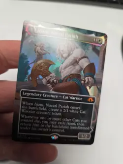 MTG Magic Ajani, Nacatl Pariah / Ajani Nacatl Avenger 442 Foil Mh3 Extras Card - Image 3