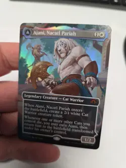 MTG Magic Ajani, Nacatl Pariah / Ajani Nacatl Avenger 442 Foil Mh3 Extras Card - Image 4