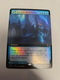 MTG Magic Sea Gate Restoration / Sea Gate Reborn M 333 Foil Znr Extras En Card - Image 1