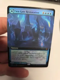 MTG Magic Sea Gate Restoration / Sea Gate Reborn M 333 Foil Znr Extras En Card - Image 2