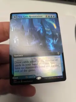 MTG Magic Sea Gate Restoration / Sea Gate Reborn M 333 Foil Znr Extras En Card - Image 3