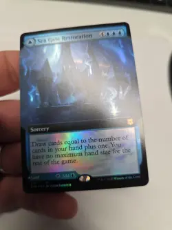 MTG Magic Sea Gate Restoration / Sea Gate Reborn M 333 Foil Znr Extras En Card - Image 4