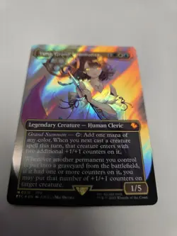 MTG Magic YUNA GRAND SUMMONER M 216 SURGE Foil FIC Extras FFX En Card KARTE - Image 2