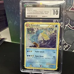 Pokemon TCG Gyrados 007/034 Blastoise & Suicune Ex Deck Holo CGC Gem Mint 10 - Image 1