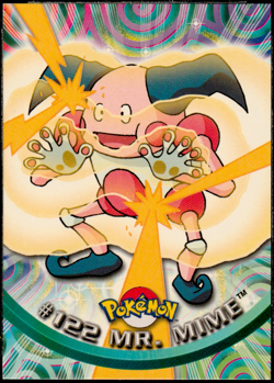 2000 Topps Pokemon TV Animation Edition Series 3 Non Holo #122 Mr. Mime - Image 1