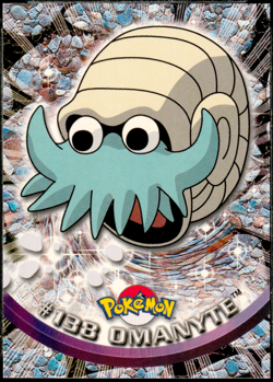 2000 Topps Pokemon TV Animation Edition Series 3 Non Holo #138 Omanyte - Image 1
