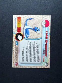 2000 Topps Pokemon TV Animation Edition Series 3 Non Holo #148 Dragonair - Image 2